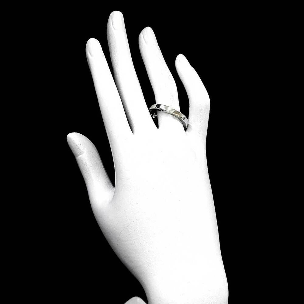 Chanel Signature 2 Ring, Platinum (Pt) - Picture 8 of 8